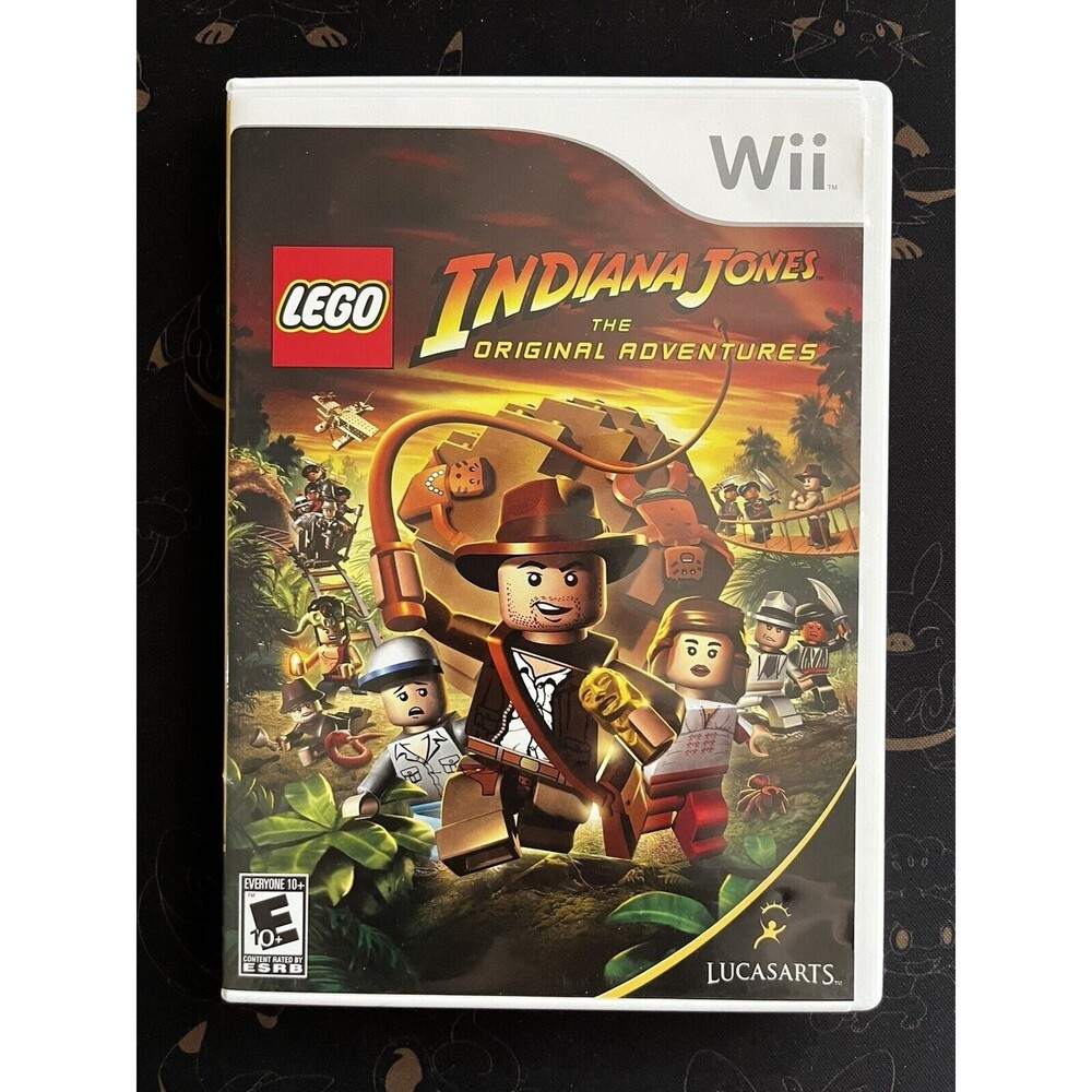 LEGO Indiana Jones The Original Adventures Nintendo Wii 2008 Lucas Arts CIB
